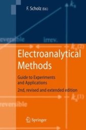 book Electroanalytical Methods: Guide to Experiments and Applications
