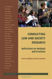 book Conducting Law and Society Research: Reflections on Methods and Practices