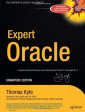 book Expert Oracle, Signature Edition Programming Techniques and Solutions for Oracle 7.3 through 8.1.7 (Expert One-On-One)