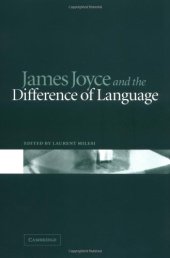 book James Joyce and the Difference of Language