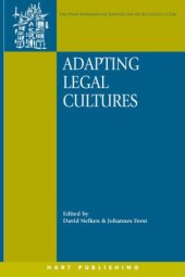 book Adapting Legal Cultures (Onati International Series in Law and Society)