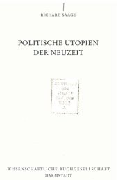 book Politische Utopien der Neuzeit