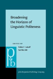 book Broadening the Horizon of Linguistic Politeness