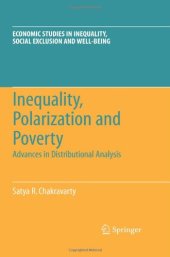 book Inequality, Polarization and Poverty: Advances in Distributional Analysis