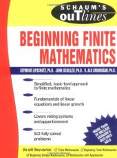 book Schaum's Outline of Beginning Finite Mathematics