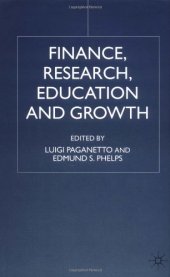 book Finance, Research, Education and Growth