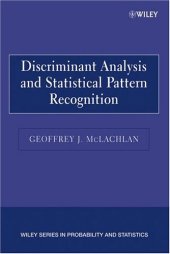 book Discriminant Analysis and Statistical Pattern Recognition