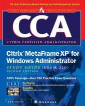 book CCA Citrix MetaFrame XP for Windows Administrator Study Guide 