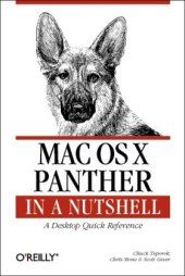 book MAC OS X Tiger in a Nutshell