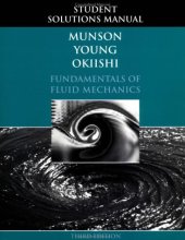 book Fundamentals of Fluid Mechanics, Student Solutions Manual