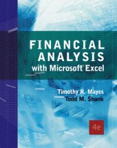 book Financial Analysis with Microsoft Excel 