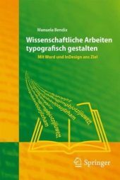 book Wissenschaftliche Arbeiten typografisch gestalten