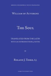 book The Soul (Mediaeval Philosophical Texts in Translation)