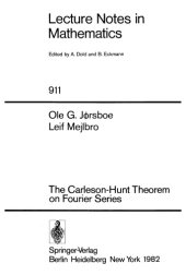 book The Carleson-Hunt Theorem on Fourier Series