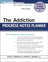 book The Addiction Progress Notes Planner, 3rd Edition