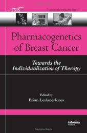 book Pharmacogenetics of Breast Cancer: Towards the Individualization of Therapy (Translational Medicine)