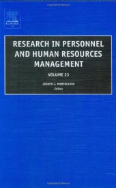 book Research in Personnel and Human Resources Management, Volume 23, First Edition (Research in Personnel and Human Resources Management)