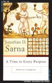 book A Time to Every Purpose: Letters to a Young Jew