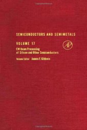 book CW Beam Processing of Silicon and Other Semiconductors