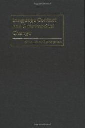 book Language Contact and Grammatical Change (Cambridge Approaches to Language Contact)