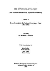 book The Hypersonic Revolution: Case Studies in the History of Hypersonic Technology Volume II