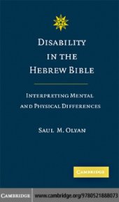 book Disability in the Hebrew Bible: Interpreting Mental and Physical Differences