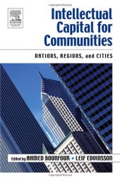 book Intellectual Capital for Communities, First Edition : Nations, Regions, and Cities