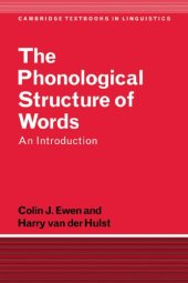 book The Phonological Structure of Words: An Introduction