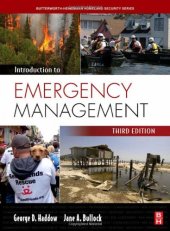 book Introduction to Emergency Management, Second Edition (Butterworth-Heinemann Homeland Security)