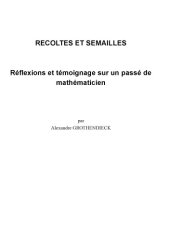 book Récoltes et Semailles