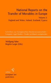 book National Reports on the Transfer of Movables in Europe: England and Wales, Ireland, Scotland, Cyprus