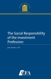 book The Social Responsibility of the Investment Profession