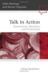 book Talk in Action: Interactions, Identities, and Institutions