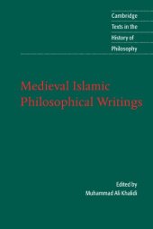 book Medieval Islamic Philosophical Writings