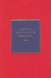 book A Critical Bibliography of Adam Smith