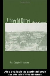 book Albrecht Durer: A Guide to Research (Garland Reference Library of the Humanities)