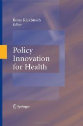 book Policy Innovation for Health