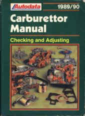 book Autodata 1989 90 carburettor maunual.