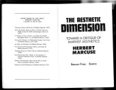 book The Aesthetic Dimension: Toward a Critique of Marxist Aesthetics