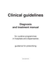 book Clinical guidelines - diagnosis and treatment manual