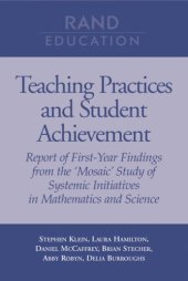 book Teaching Practices and Student Achievement