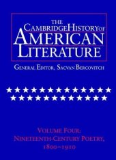 book The Cambridge History of American Literature, Vol. 4: Nineteenth-Century Poetry, 1800-1910