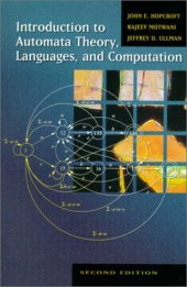 book Introduction to Automata Theory, Languages, and Computation, Second Edition