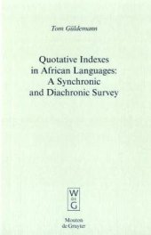 book Quotative Indexes in African Languages: A Synchronic and Diachronic Survey