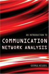 book An Introduction to Communication Network Analysis