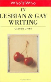 book Who's Who in Lesbian and Gay Writing