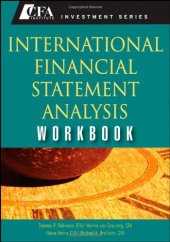 book International Financial Statement Analysis Workbook (CFA Institute Investment Series)