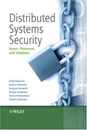 book Distributed Systems Security: Issues, Processes and Solutions