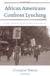 book African Americans Confront Lynching: Strategies of Resistance from the Civil War to the Civil Rights Era (The African American History)