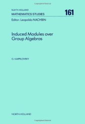 book Induced Modules Over Group Algebras